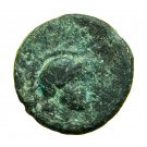 Ancient Greek Coin Autokane Aeolis AE10mm Zeus / Athena 00659