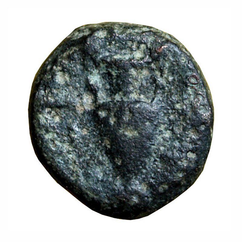 Ancient Greek Coin Uncertain Kyzikos? AE9mm Uncertain Apollo / Amphora
