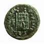 Roman Coin Arcadius AE4 Nummus Thessalonica Bust / Camp Gate 03874