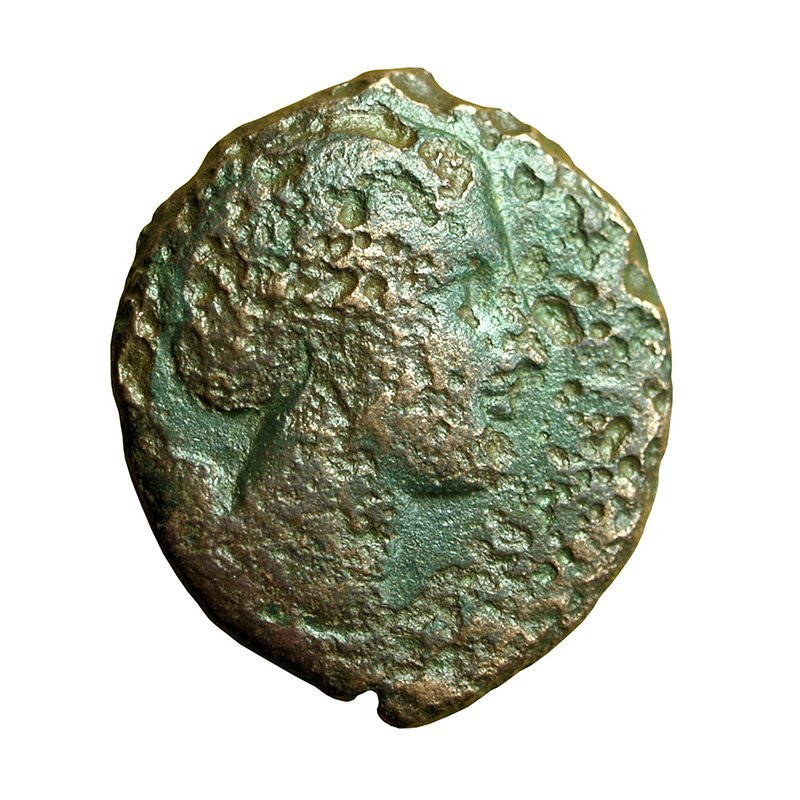 Ancient Greek Coin Agathokles Syracuse Sicily AE21mm Artemis / Thunder