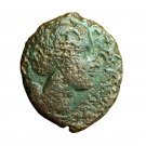 Ancient Greek Coin Agathokles Syracuse Sicily AE21mm Artemis / Thunder