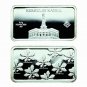 Germany Silver Ingot Bar Proof 2.5g Landmarks Hercules Monument 03849