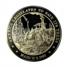 United States Medal 1973 America Legislates to Save Its Trees 44mm Bro