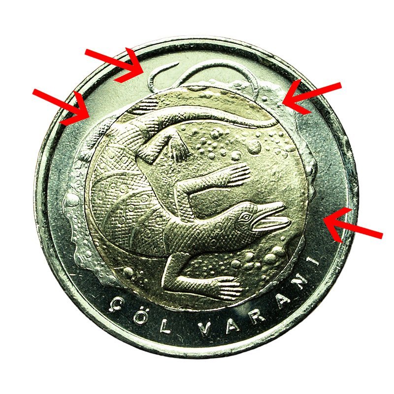 error T&Atilde;&frac14;rkiye Turkey Coin 1 Lira 2015 Desert Monitor Li