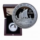 Malta 10 Euro 2011 Silver Proof Coin Box & CoA Phoenicians In Malt