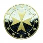 Malta Medal The Maltese Falcon Bird 34mm Gold Plated 04165