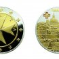 Malta Medal Valletta &amp; Port 34mm Gold Plated 04162