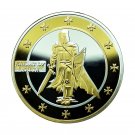 Malta Medal Maltese Cross / Knight 34mm Gold Plated 04158