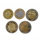 Netherlands Rembrandt 5 Coins Lot 2006 1/2 1 2 Leiden City Euro 04294