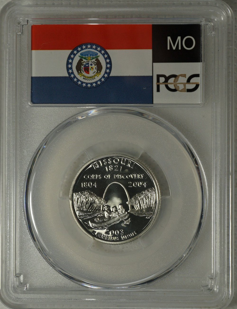 2003 S Missouri State Quarter --- Silver Proof ---