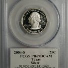 2004 S Texas State Quarter --- Silver Proof ---
