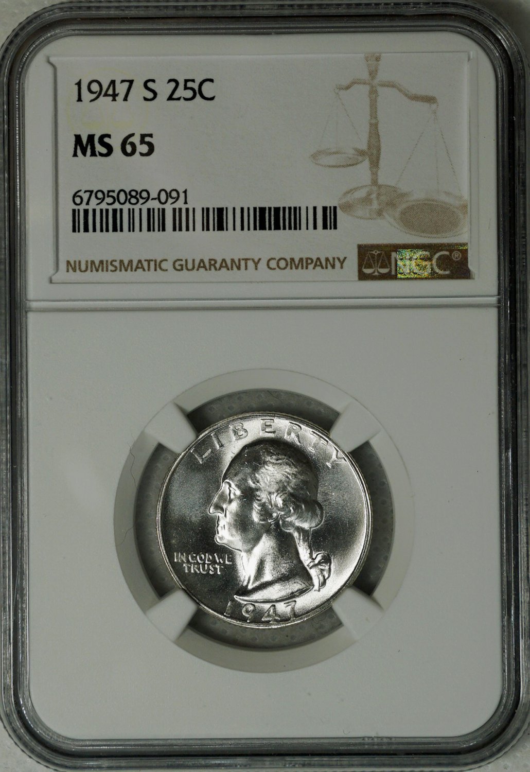 1947 S Washington Quarter