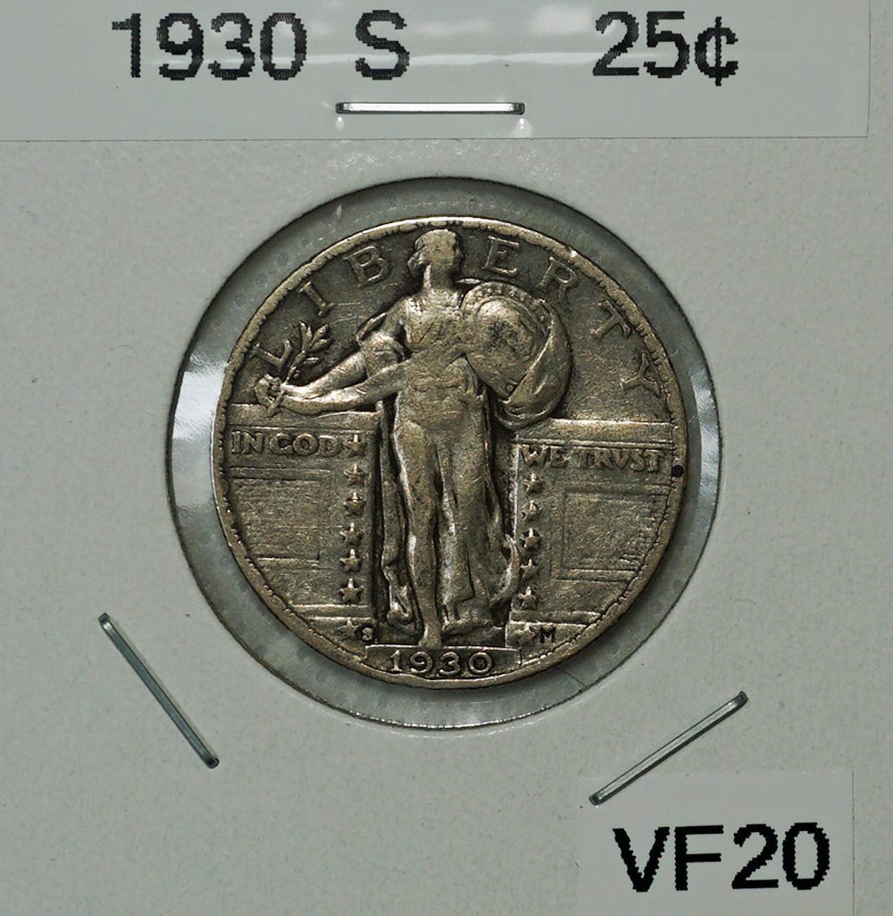 1930 S Standing Liberty Quarter
