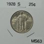 1928 S Standing Liberty Quarter