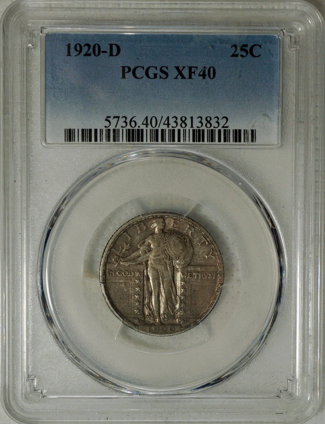 1920 D Standing Liberty Quarter