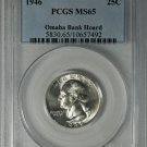 1946 Washington Quarter - Omaha Bank Hoard