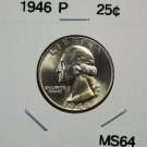 1946 P Washington Quarter
