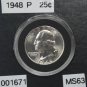 1948 P Washington Quarter