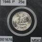 1946 P Washington Quarter