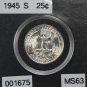 1945 S Washington Quarter