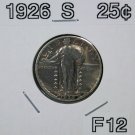 1926 S Standing Liberty Quarter