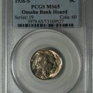 1936 S Buffalo Nickel --- Omaha Bank Hoard ---