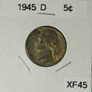 1945 D Jefferson Nickel - 35% Silver