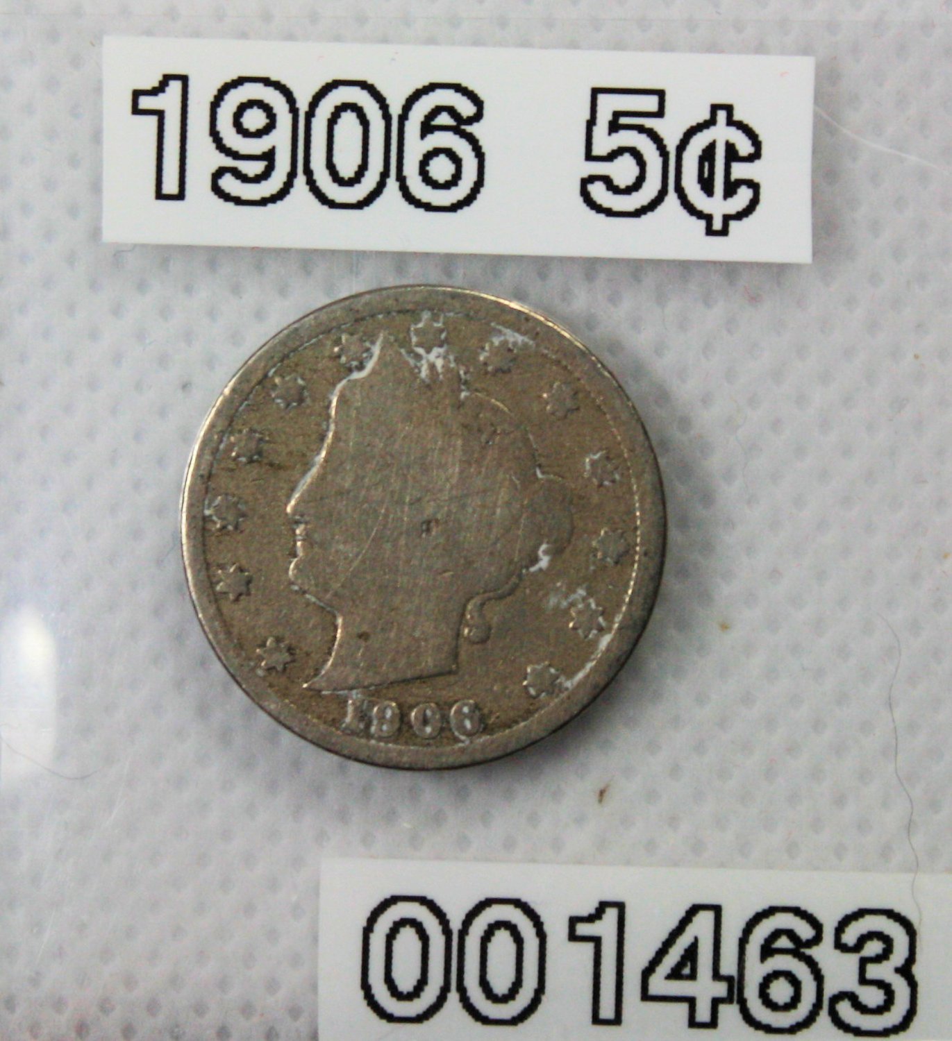 1906 Liberty "V" Nickel