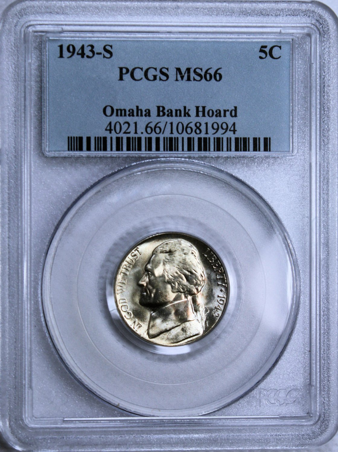 1943 S Jefferson Nickel ***Certified by PCGS***