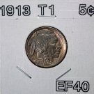 1913 T1 Buffalo Nickel