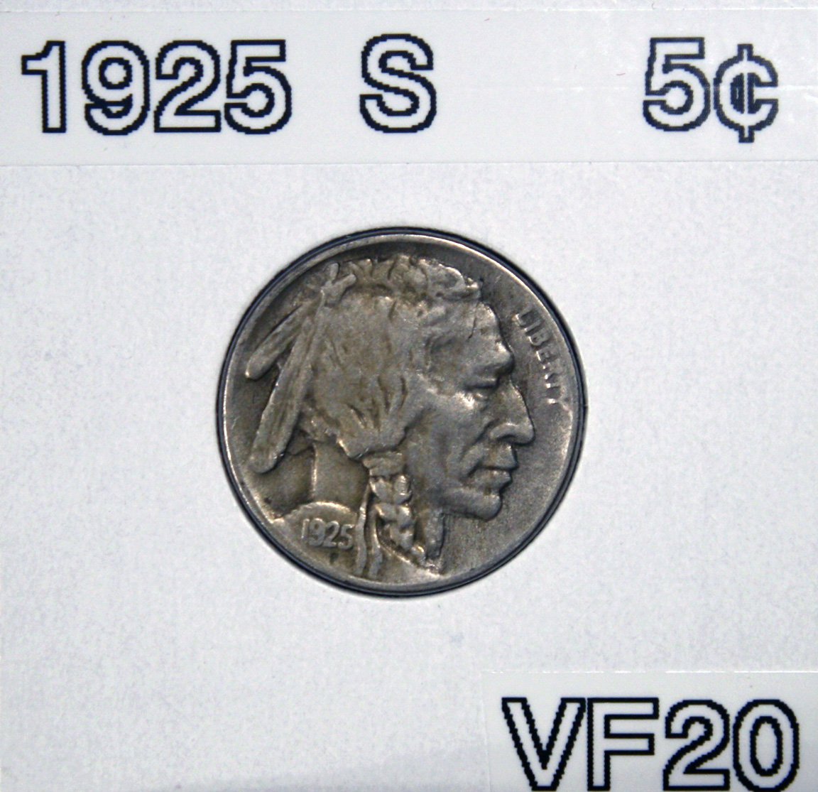 1925 S Buffalo Nickel ***Semi Key Date***