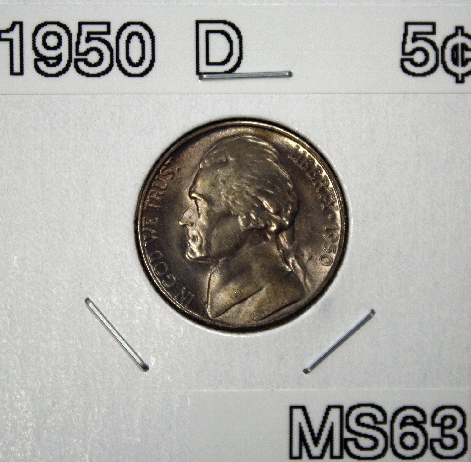 1950 D Jefferson Nickel ~Semi-Key Date