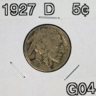 1927 D Buffalo Nickel