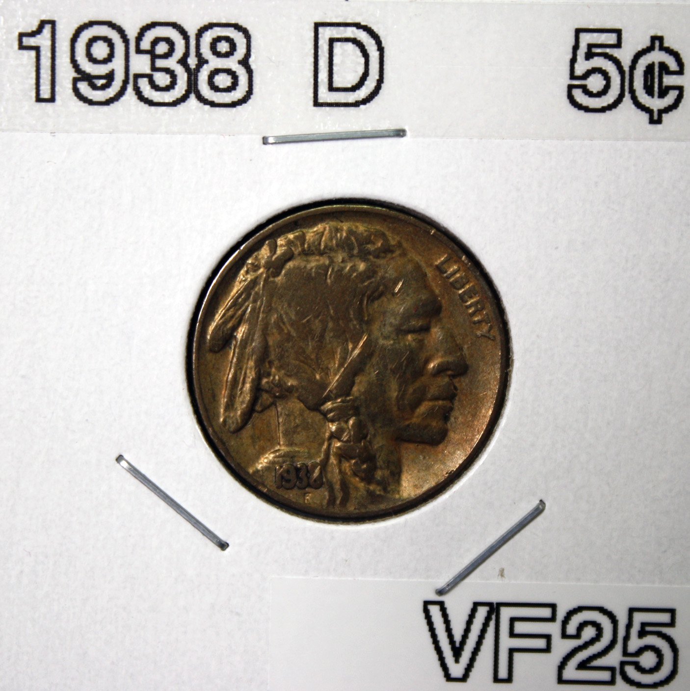 1938 D Buffalo Nickel