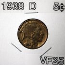 1938 D Buffalo Nickel