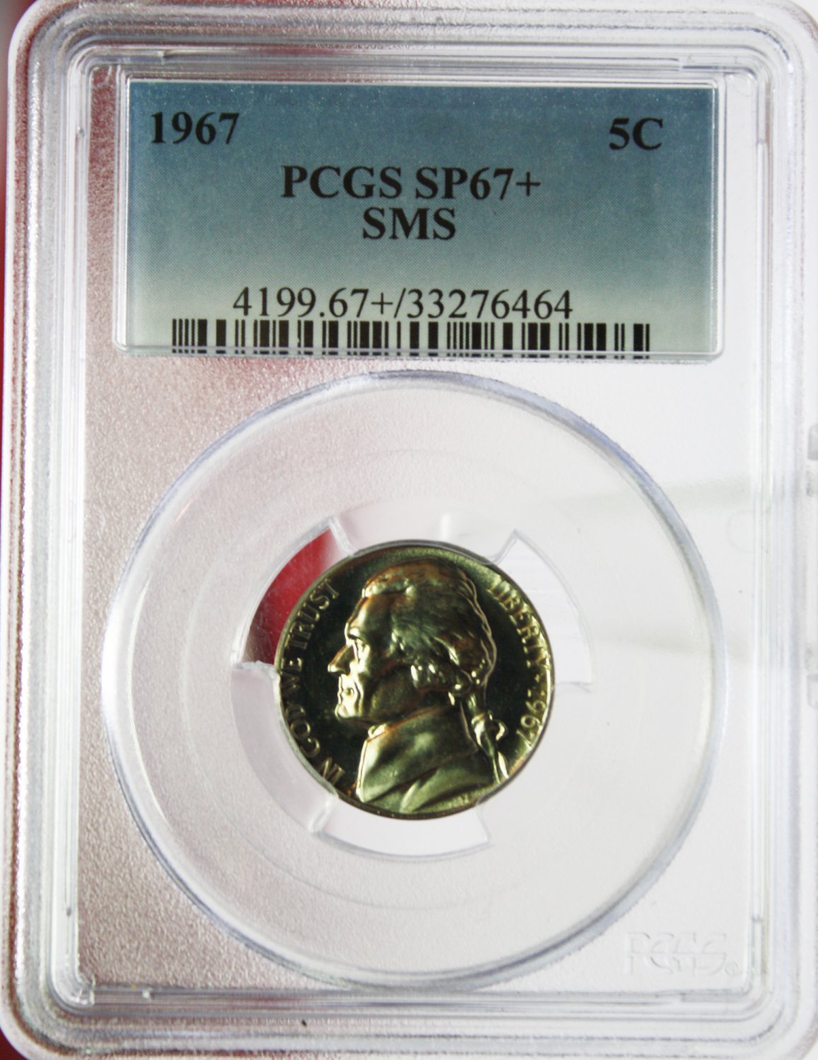1967 Jefferson Nickel ***SMS***  MS67+