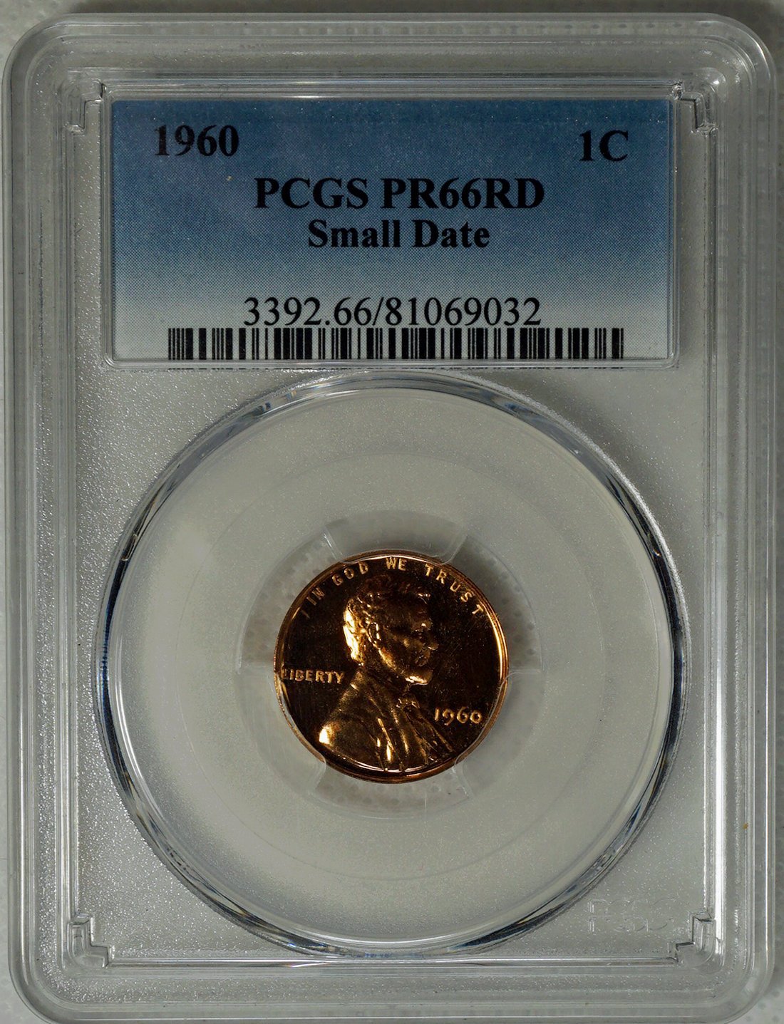 1960 Lincoln Memorial Cent - Small Date-Proof