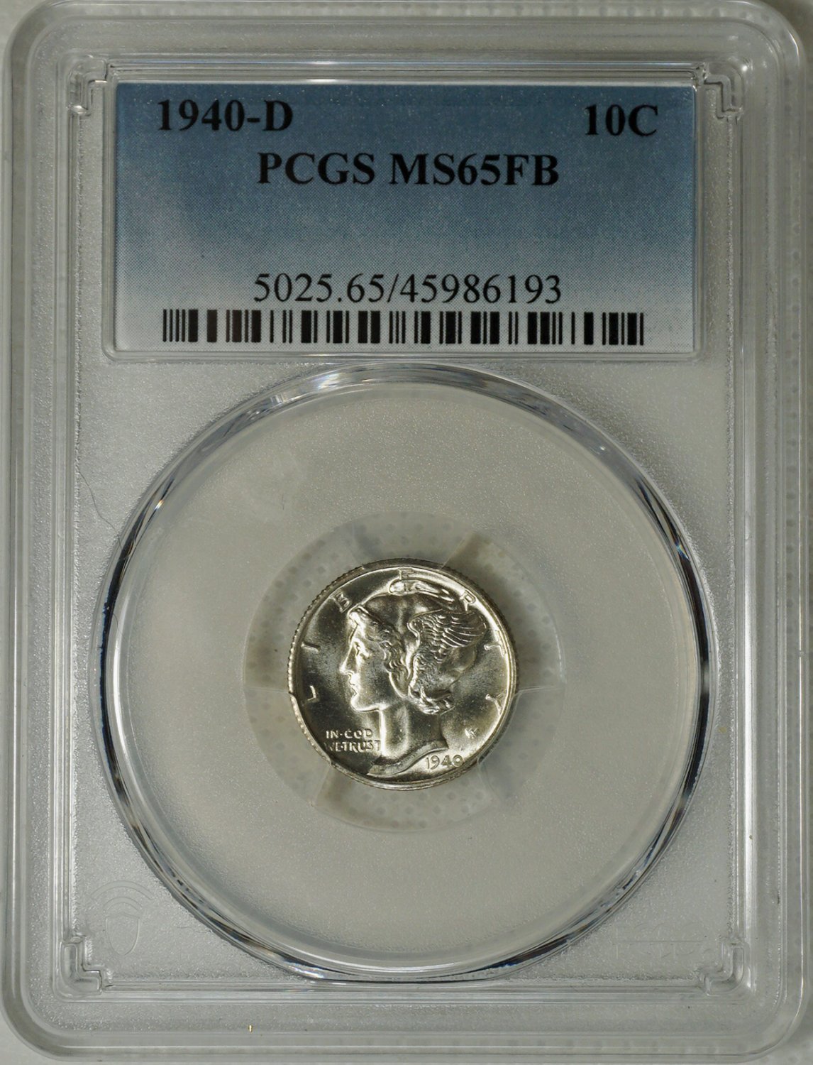 1940 D Mercury Dime