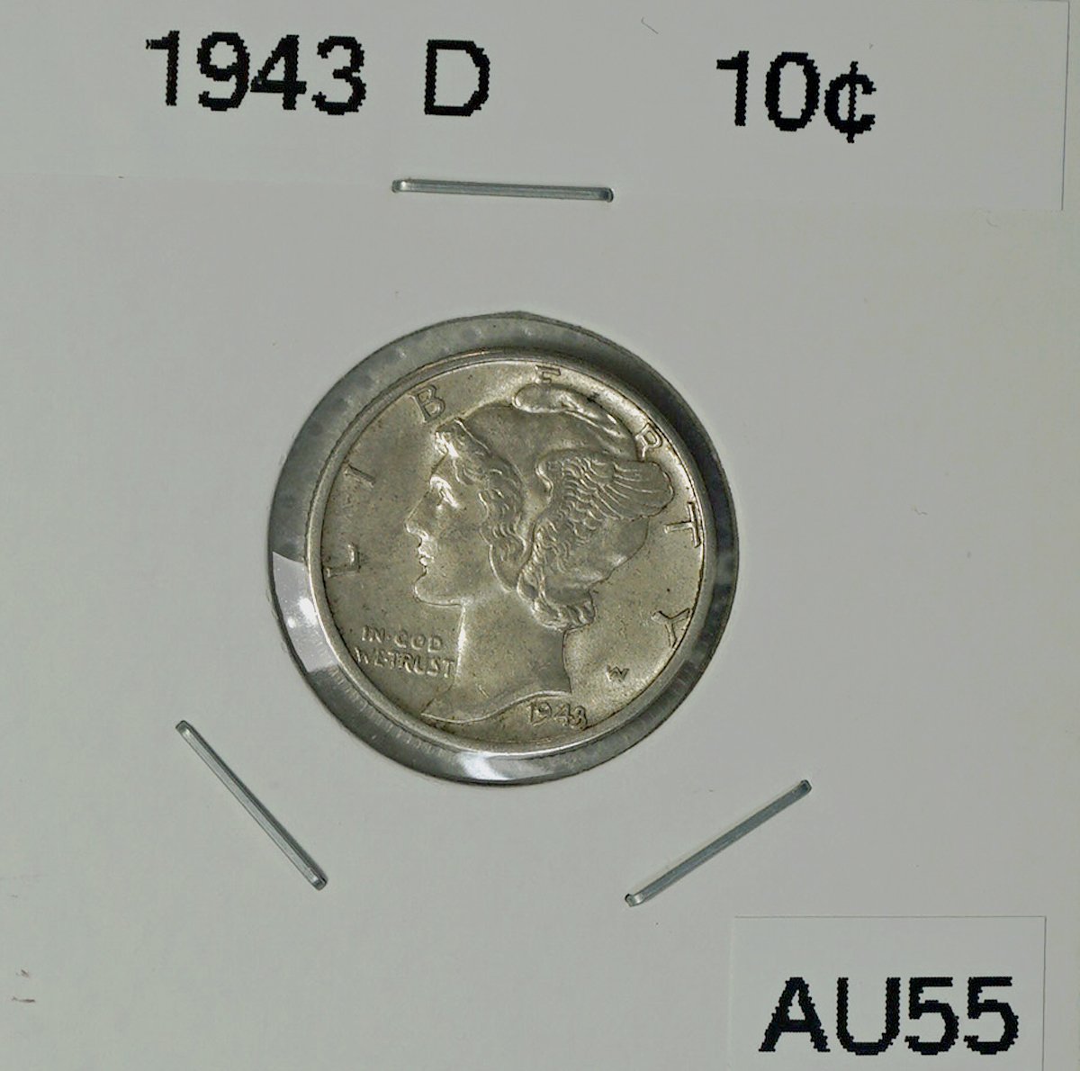1943 D Mercury Dime
