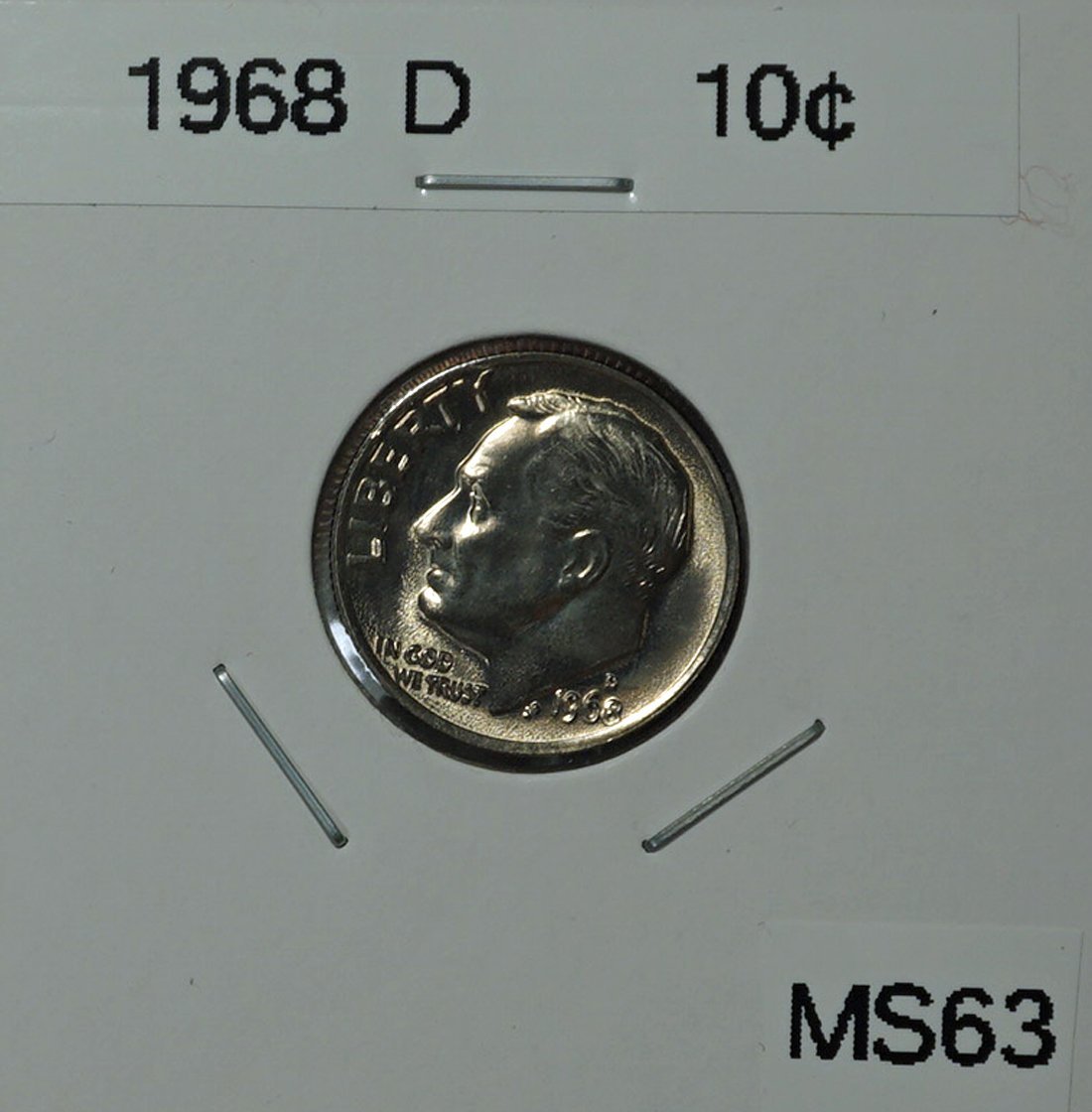 1968 D Roosevelt Dime