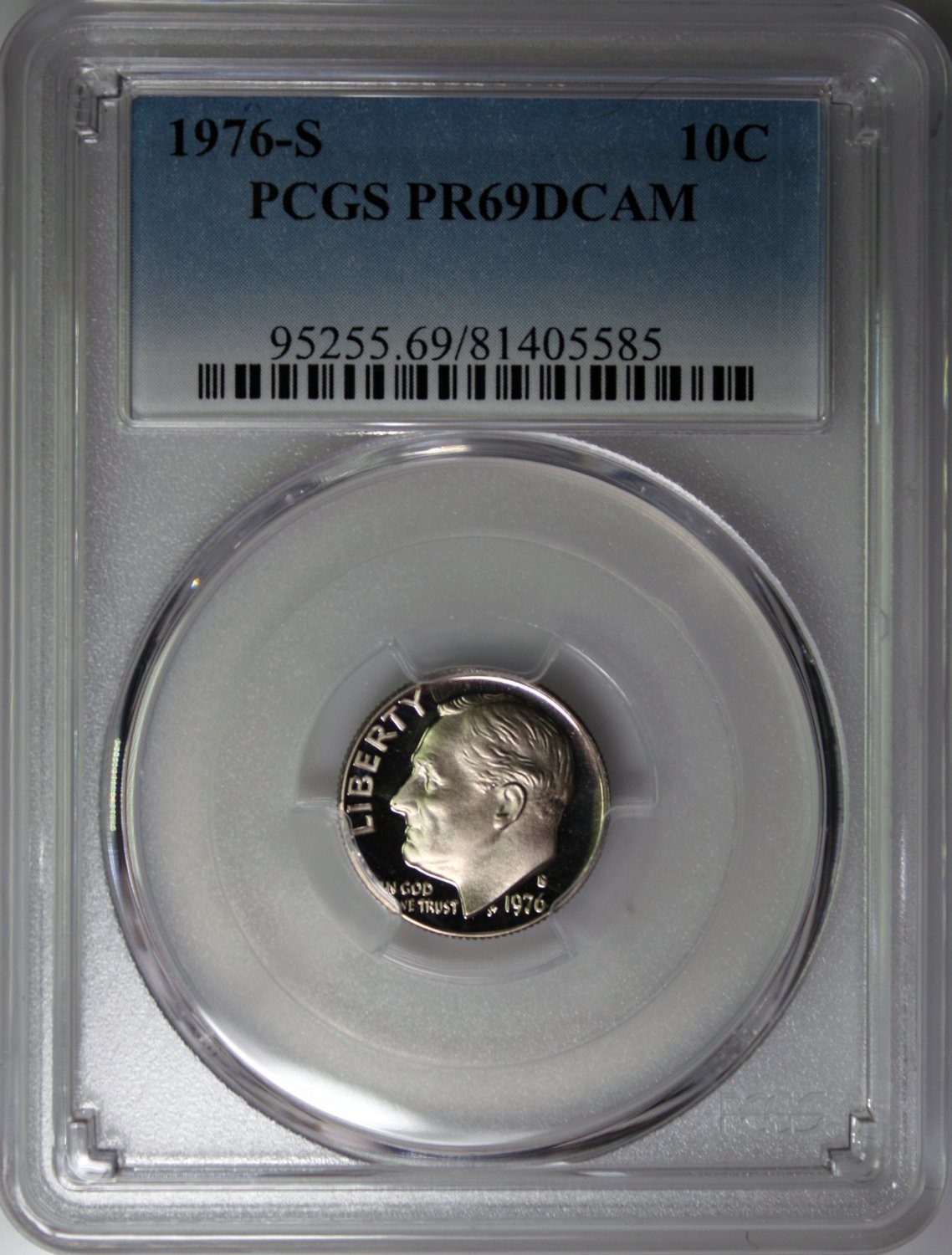 1976 S Roosevelt Dime - Proof Deep Cameo