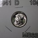 1941 D Mercury Dime *FSB*