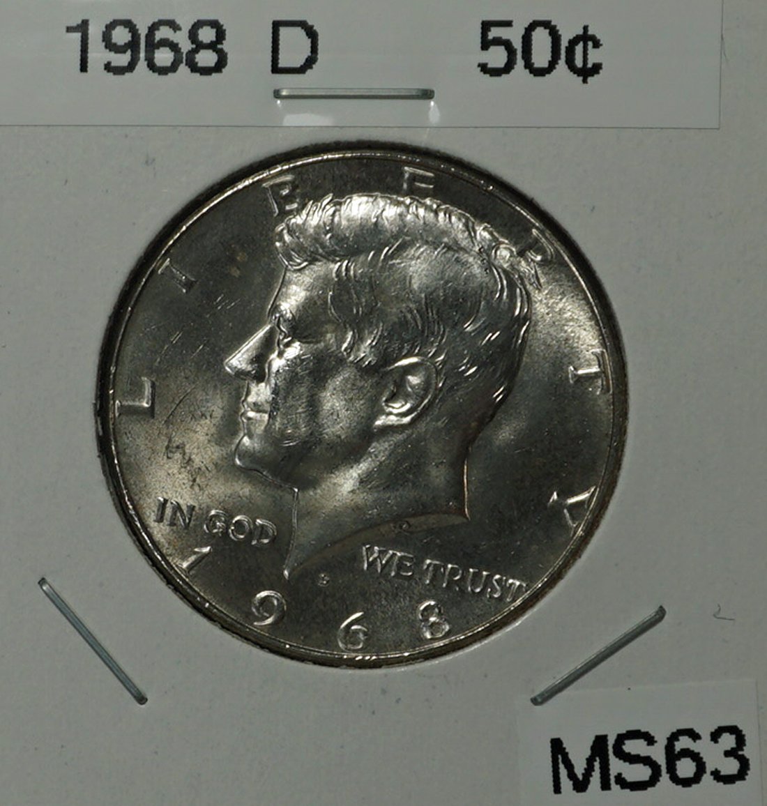 1968 D Kennedy Half Dollar