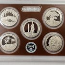 2013 S America the Beautiful Quarters Set - Clad Proof