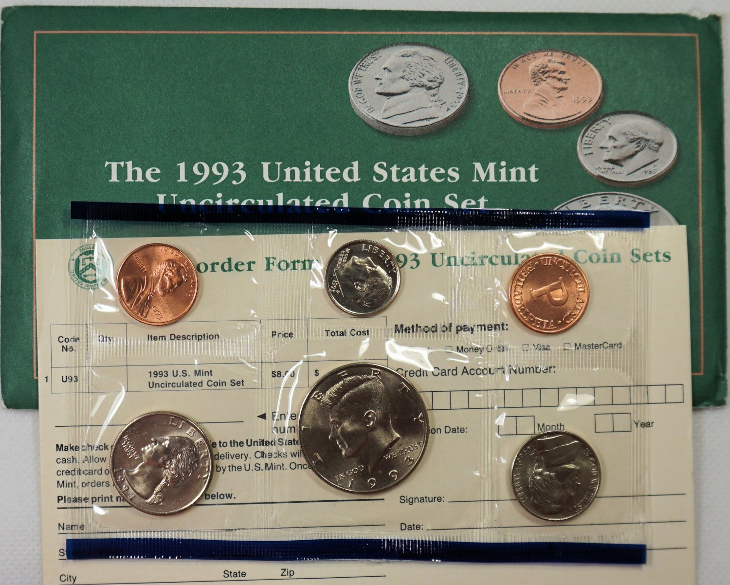 1993 PD US Mint Set