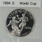 1994 S World Cup $1 Commemorative Proof - Silver
