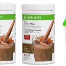 2 Pcs Herbalife FORMULA 1 Nutritional Shake CHOCOLATE + Shaker FREE