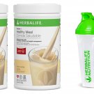 NEW HERBALIFE FORMULA 2 SHAKE HEALTHY MEAL Nutritional VANILLA + 2 Shakers FREE