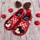 Mini Melissa Inspired Girls Shoes Jelly Princess Bows Mickey Minnie Mouse Sandal