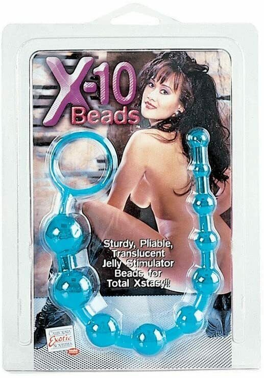 X-10 Beads - Blue ANAL . FREE SHIPPING!!!